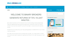 Desktop Screenshot of binary-brokers.com