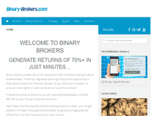 Tablet Screenshot of binary-brokers.com